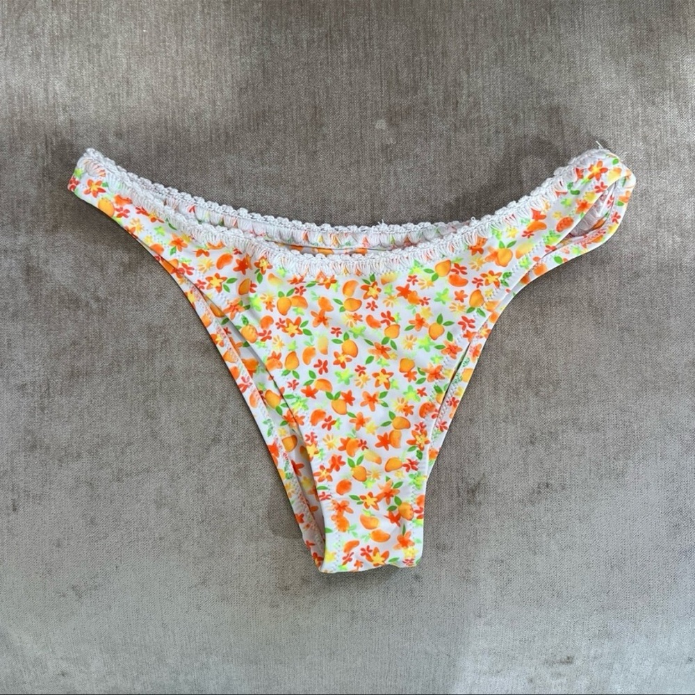 Kulani Kinis Crotchet Trim Bikini Bottoms